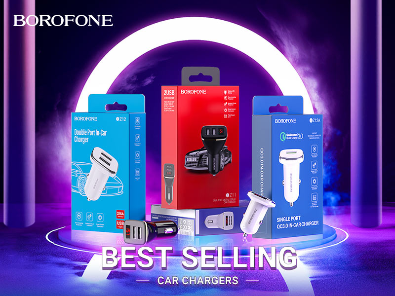 BOROFONE Z series in-car chargers collection