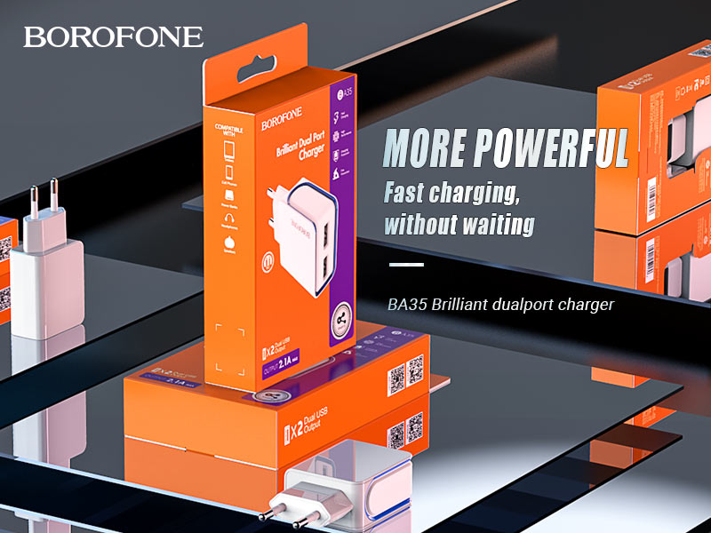 BOROFONE BA35 Brilliant wall charger