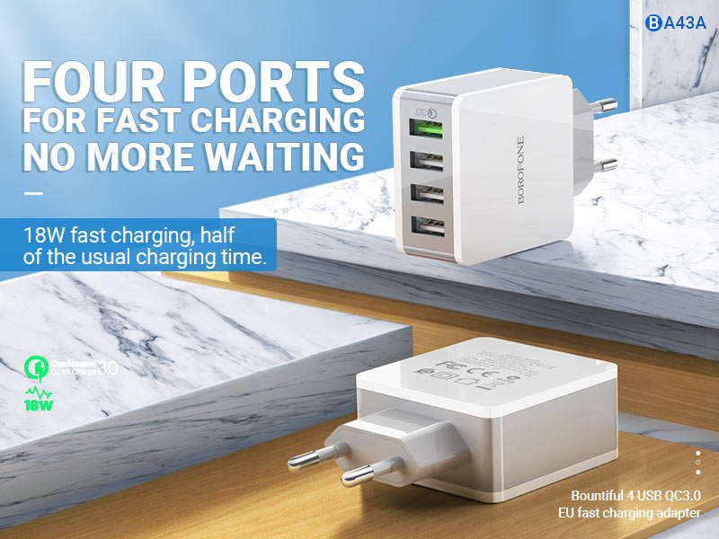 BOROFONE BA43A Bountiful wall charger