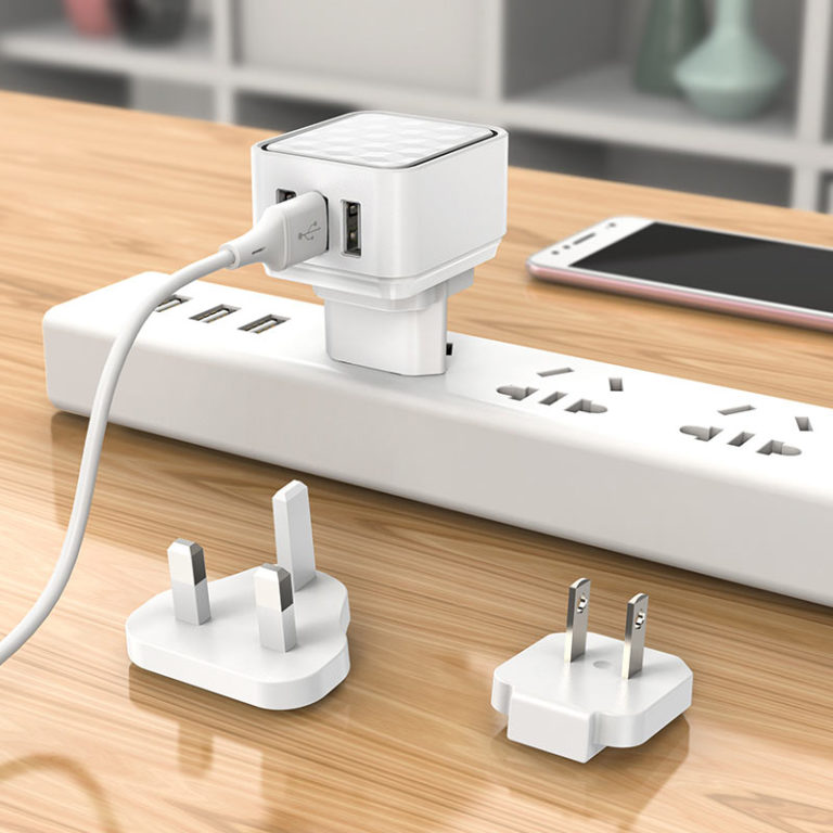 Wall charger BA51 Easy removable pin EU US UK - BOROFONE - Fashionable ...