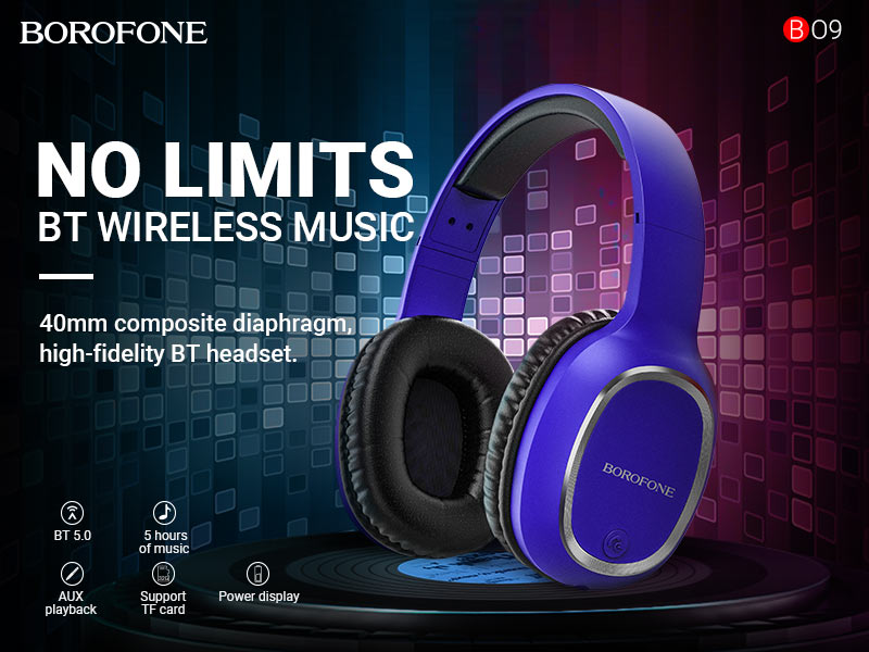 BOROFONE BO9 Pearl headphones