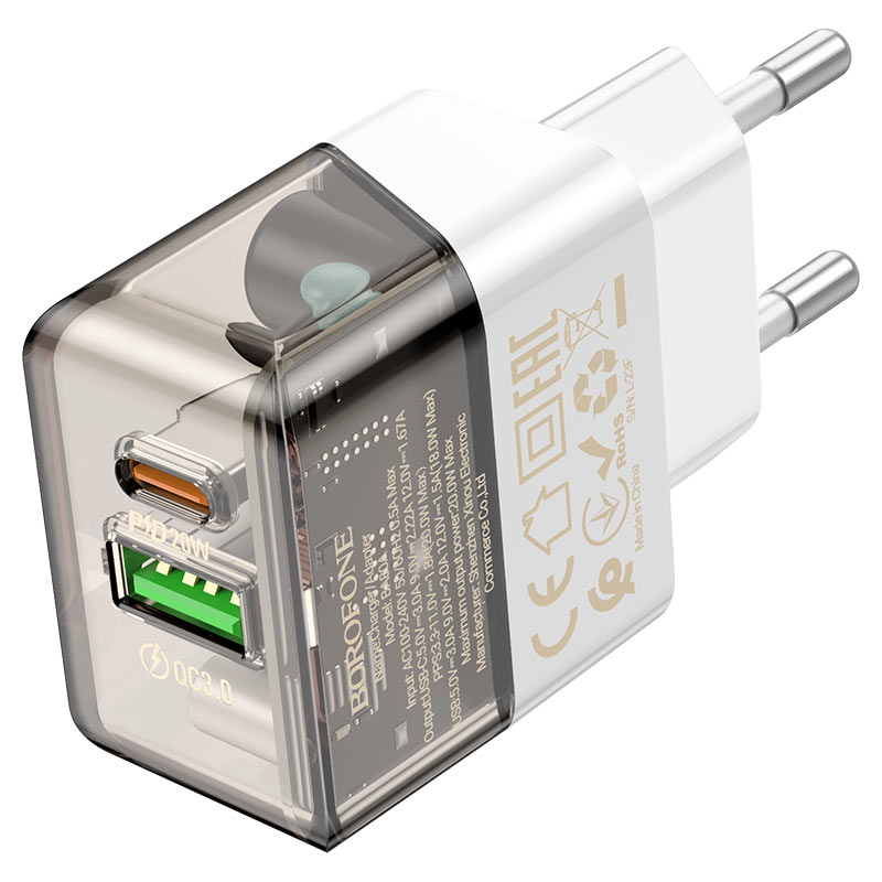 borofone ba80a scenery pd20w qc3 wall charger eu pd